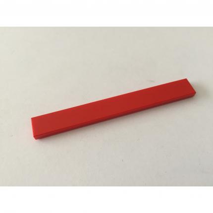 Plate lisse 1x8 rouge 4162 pièce détachée Lego