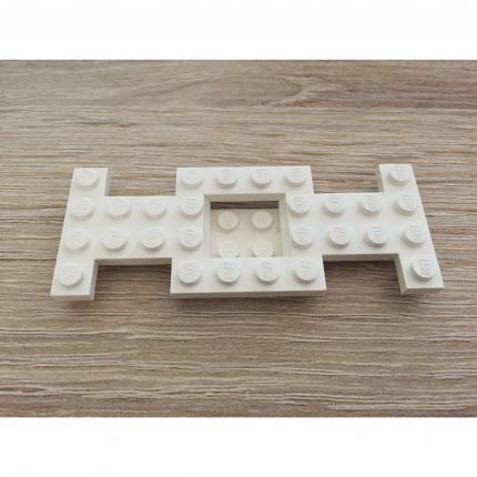 Pièce véhicule base 4x10x23 avec centre encastré 4212b blanc pièce détachée Lego