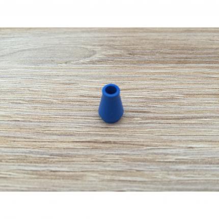 Cône bleu 1x1 sans rainure supérieure 4589 pièce détachée Lego