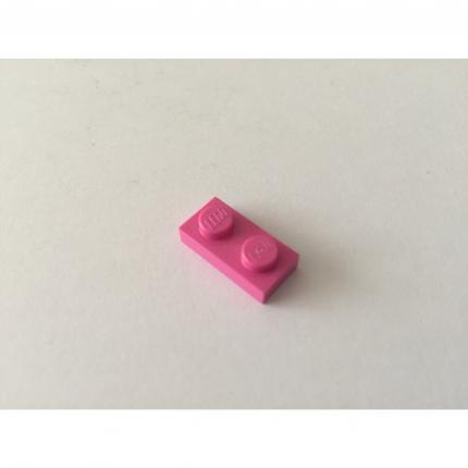 Plate 1x2 rose foncé 6057387 pièce détachée Lego