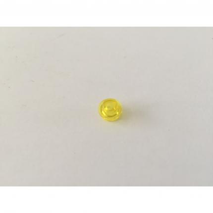 Plate 1x1 rond jaune transparent 3005744 pièce détachée Lego