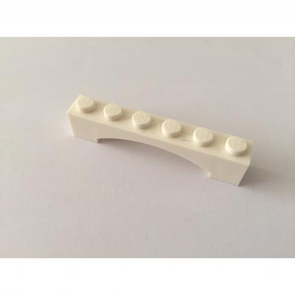 Brique blanche 1x6 voûte 4620761 pièce détachée Lego