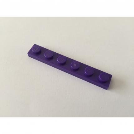 Plate 1x6 violet fonce 4655691 pièce détachée Lego