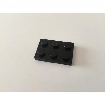 Plate 2x3 noir 302126 pièce détachée Lego