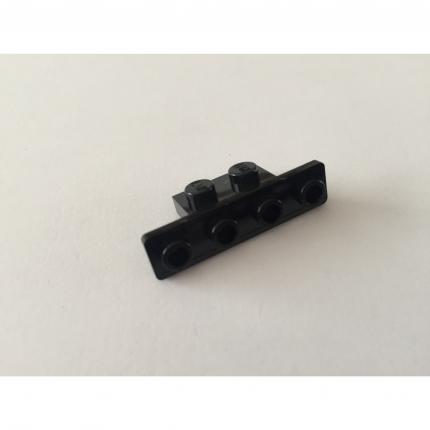 Support noir 1x2 - 1x4 coins arrondis 6089577 pièce détachée Lego