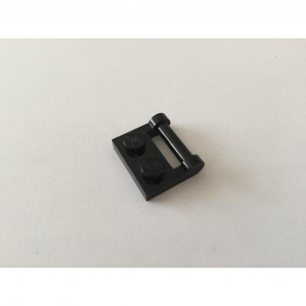 Plate noir 1x2 avec poignée sur le coté 4225201 pièce détachée Lego