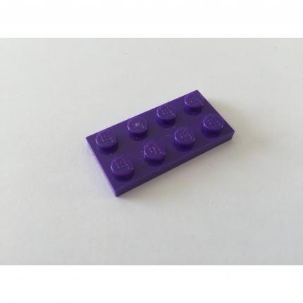 Plate violette foncé 2x4 6030277 pièce détachée Lego