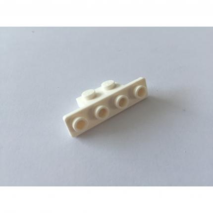 Support blanc 1x2 - 1x4 avec coins arrondis 6089574 pièce détachée Lego
