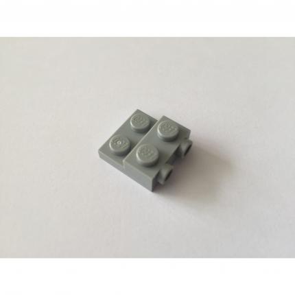 Plaque 2x2x23 gris claire avec goujons sur le coté 4654577 pièce détachée Lego