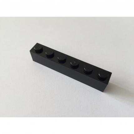 Brique 1x6 noir 300926 pièce détachée Lego