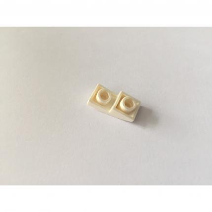 Pente blanche courbe inversée 2x1 6172927 pièce détachée Lego