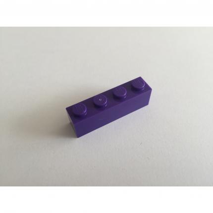 Brique 1x4 violet foncé 6185995 pièce détachée Lego