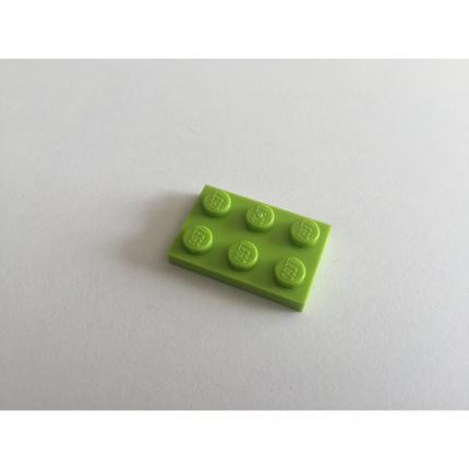Plate 2x3 vert clair 6013530 pièce détachée Lego