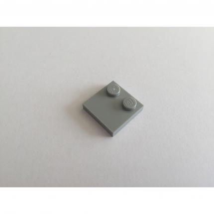 Plate 2x2 avec goujons sur le bord gris 6212077 pièce détachée Lego