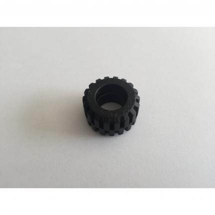 Pneu 21x12mm bande de roulement décalée 4568644 pièce détachée Lego