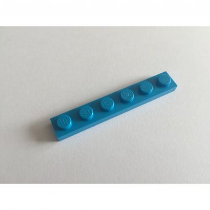 Plate 1x6 bleu azur 6151657 pièce détachée Lego