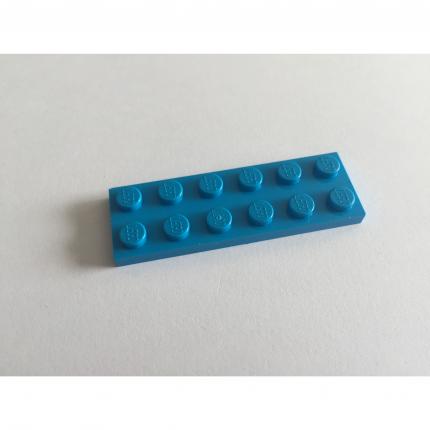Plate 2x6 bleu azur 4640891 pièce détachée Lego