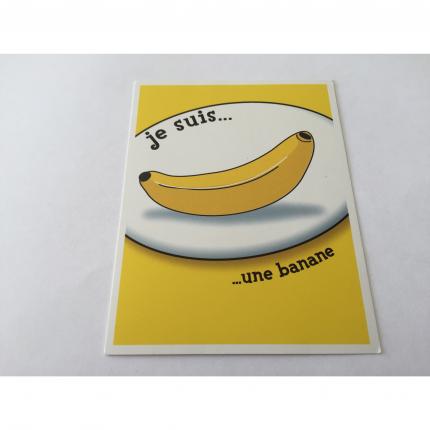 Carte je suis une banane pièce détachée Devine tête la réponse est sur ma tête