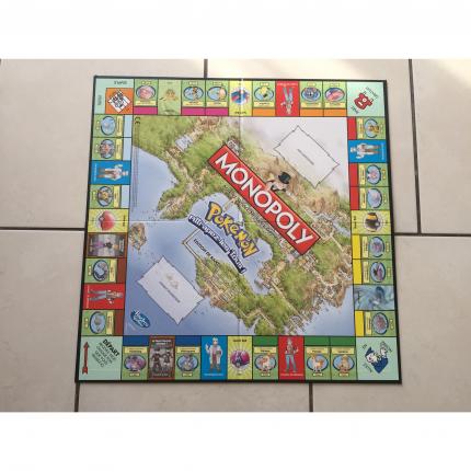 PLATEAU DE JEU PIÈCE DÉTACHÉE MONOPOLY POKEMON EDITION DE KANTO