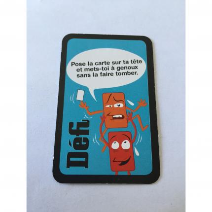 CARTE DÉFI NUMÉRO 4 LE JEU DES 7 FAMILLES INCOLLABLES RAVENSBURGER