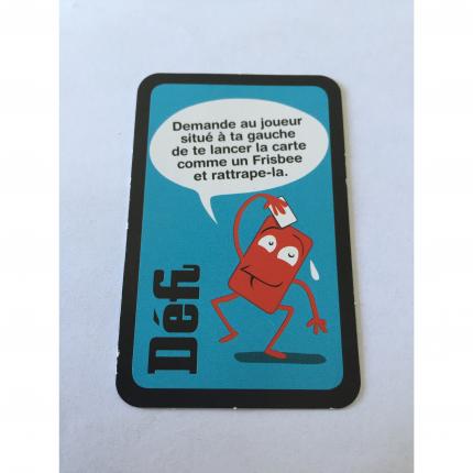 CARTE DÉFI NUMÉRO 5 LE JEU DES 7 FAMILLES INCOLLABLES RAVENSBURGER