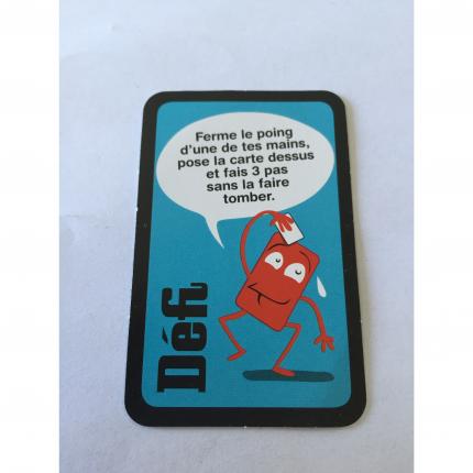 CARTE DÉFI NUMÉRO 6 LE JEU DES 7 FAMILLES INCOLLABLES RAVENSBURGER