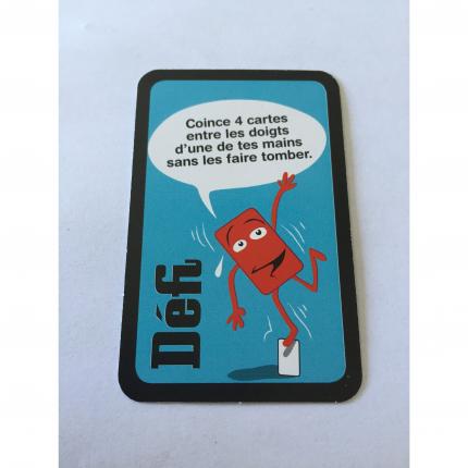 CARTE DÉFI NUMÉRO 9 LE JEU DES 7 FAMILLES INCOLLABLES RAVENSBURGER