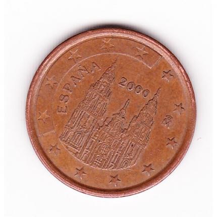 Pièce de monnaie 5 cent centimes euro Espagne 2000