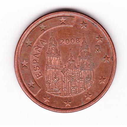 Pièce de monnaie 5 cent centimes euro Espagne 2008