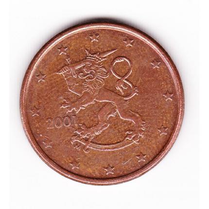 Pièce de monnaie 5 cent centimes euro Finlande 2001