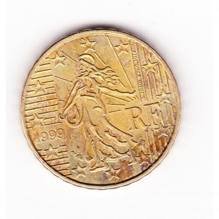 Pièce de monnaie 10 cent centimes euro France 1999