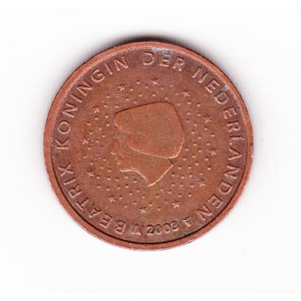 Pièce de monnaie 2 cent centimes euro Pays-Bas 2003