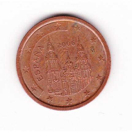 Pièce de monnaie 2 cent centimes euro Espagne 2006
