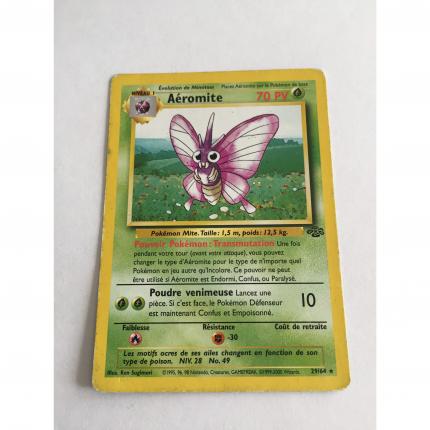 29/64 - Carte Pokemon Aéromite 29/64 Rare Jungle Wizard Française FR Bon état