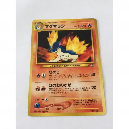 156 - Carte pokémon japonaise pocket monsters Feurisson no. 156 neo genesis wizards