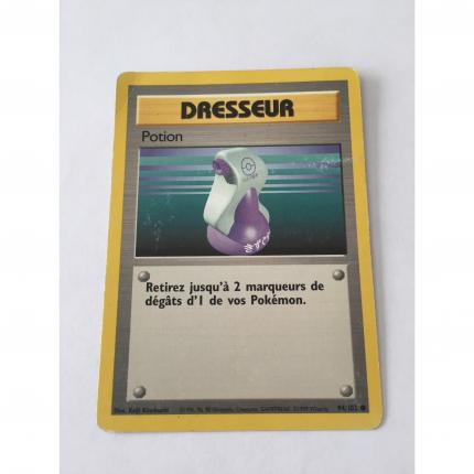 94/102 - Carte pokémon dresseur potion 94/102 commune set de base wizards état moyen