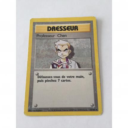 88/102 - Carte pokémon professeur chen 88/102 peu commune set de base wizards état moyen