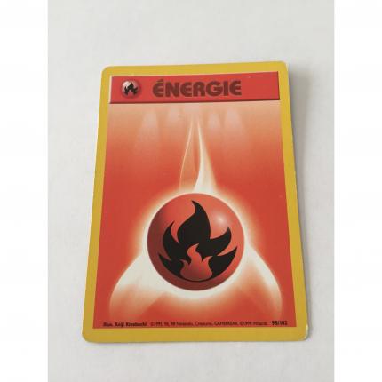 98/102 - Carte pokémon énergie feu 98/102 set de base wizards 1995