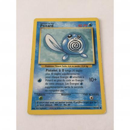 59/102 - Carte pokémon ptitard 59/102 commune set de base wizards 1995