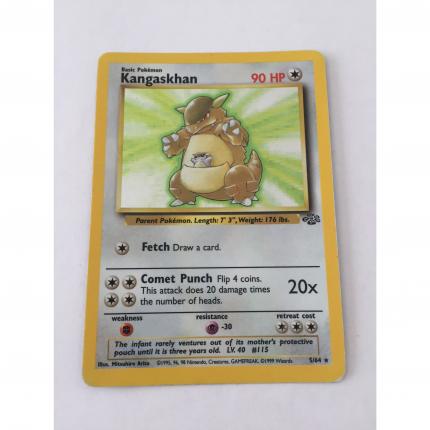 5/64 - Carte pokémon anglais Kangaskhan Kangourex Holographique 5/64 rare jungle wizard