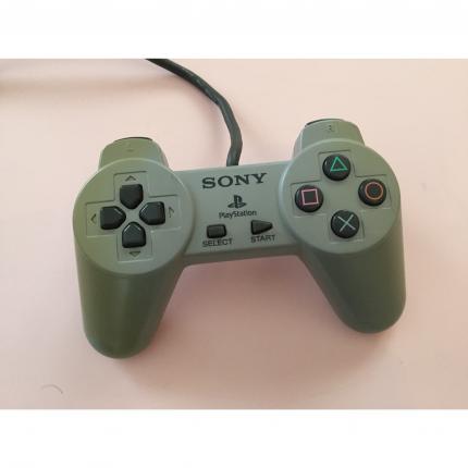 manette officielle grise Playstation 1 PS1 sony sans joystick SCPH-1080 (jaunis)