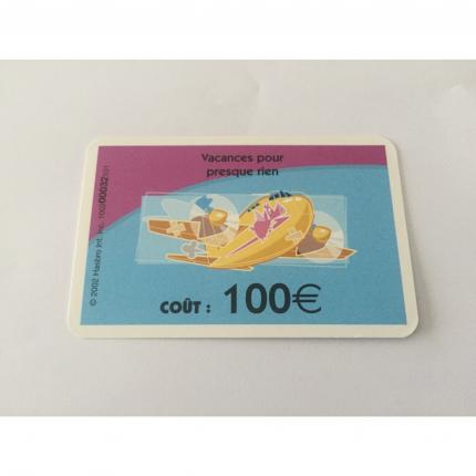 CARTE COURRIER VACANCES POUR PRESQUE RIEN 2 PIÈCE DETACHEE LA BONNE PAYE NOUVELLE EDITION HASBRO