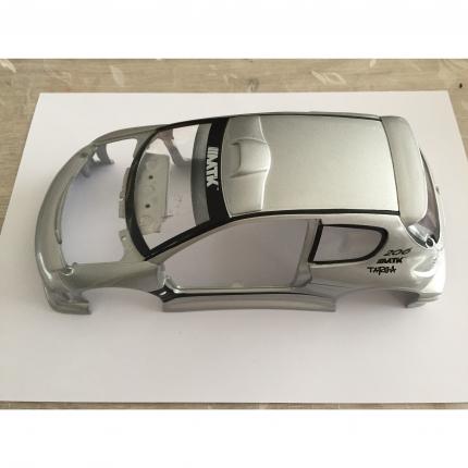 Carcasse coque pièce détachée miniature Solido Peugeot 206 Tuning MTK 1/18