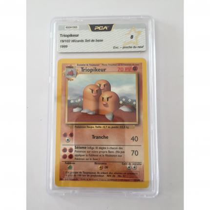 Carte pokémon Triopikeur 19/102 rare set de base wizards PCA 8 proche du neuf