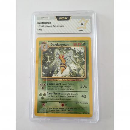 17/102 - Carte pokémon Dardargnan 17/102 rare set de base wizards 1995 PCA 5 bon