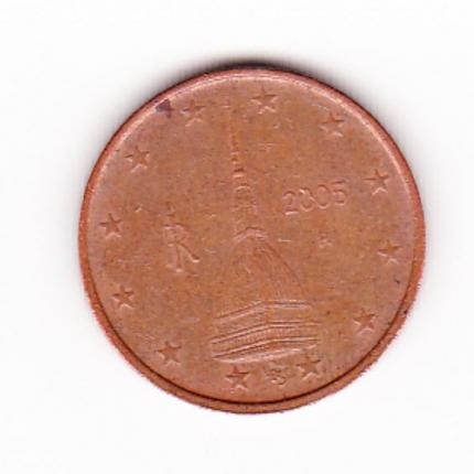 Pièce de monnaie 2 cent centimes euro Italie 2005