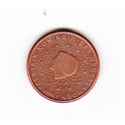 Pièce de monnaie 1 cent centime euro Pays Bas 2000