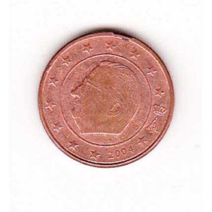 Pièce de monnaie 1 cent centime euro Belgique 2004