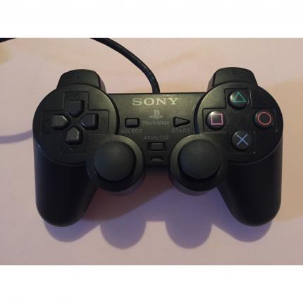manette dualshock 2 noir Playstation 2 PS2 PS1 sony avec joystick SCPH-10010