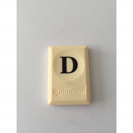 PION TUILE LETTRE D PIECE DETACHEE RUMMIKUB LE RAMI DES LETTRES 1996 MB